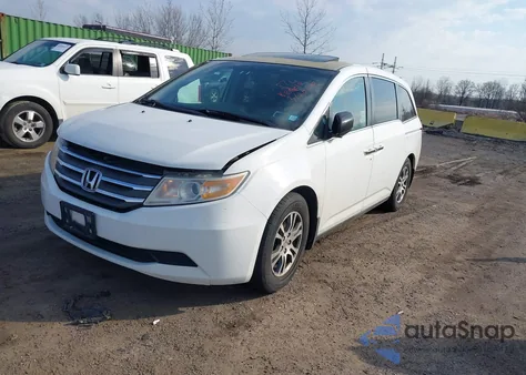 2012 Honda Odyssey Ex-L z USA, uszkodzony, nr VIN 5FNRL5H68CB058027